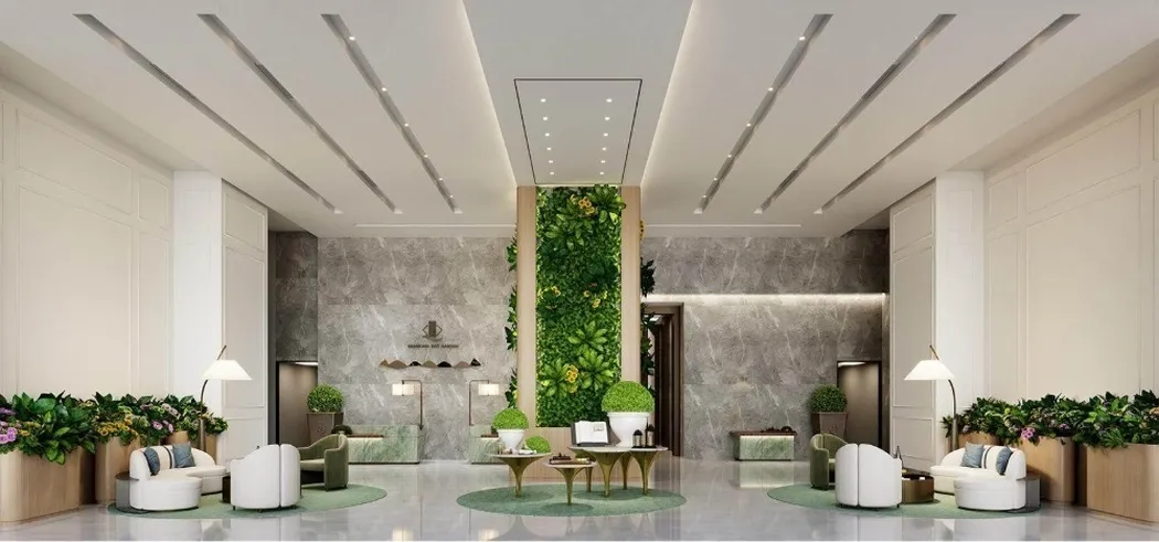 Diamond Bay Garden — lobby (render)