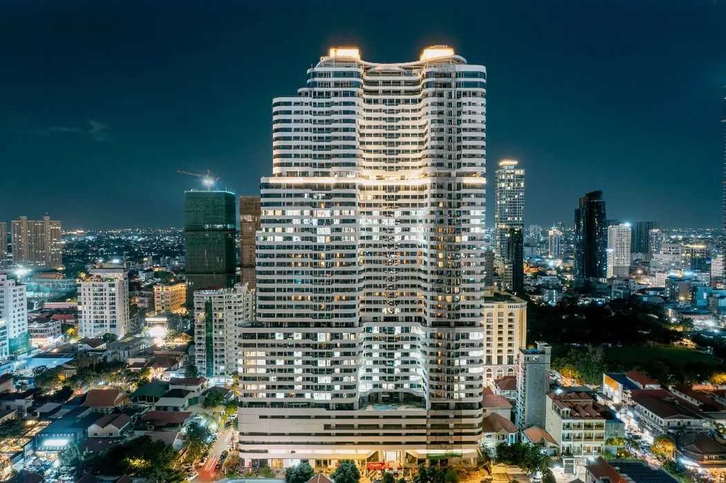 Le Condé BKK1 — панорамный вид на BKK1 и центр Пномпеня
