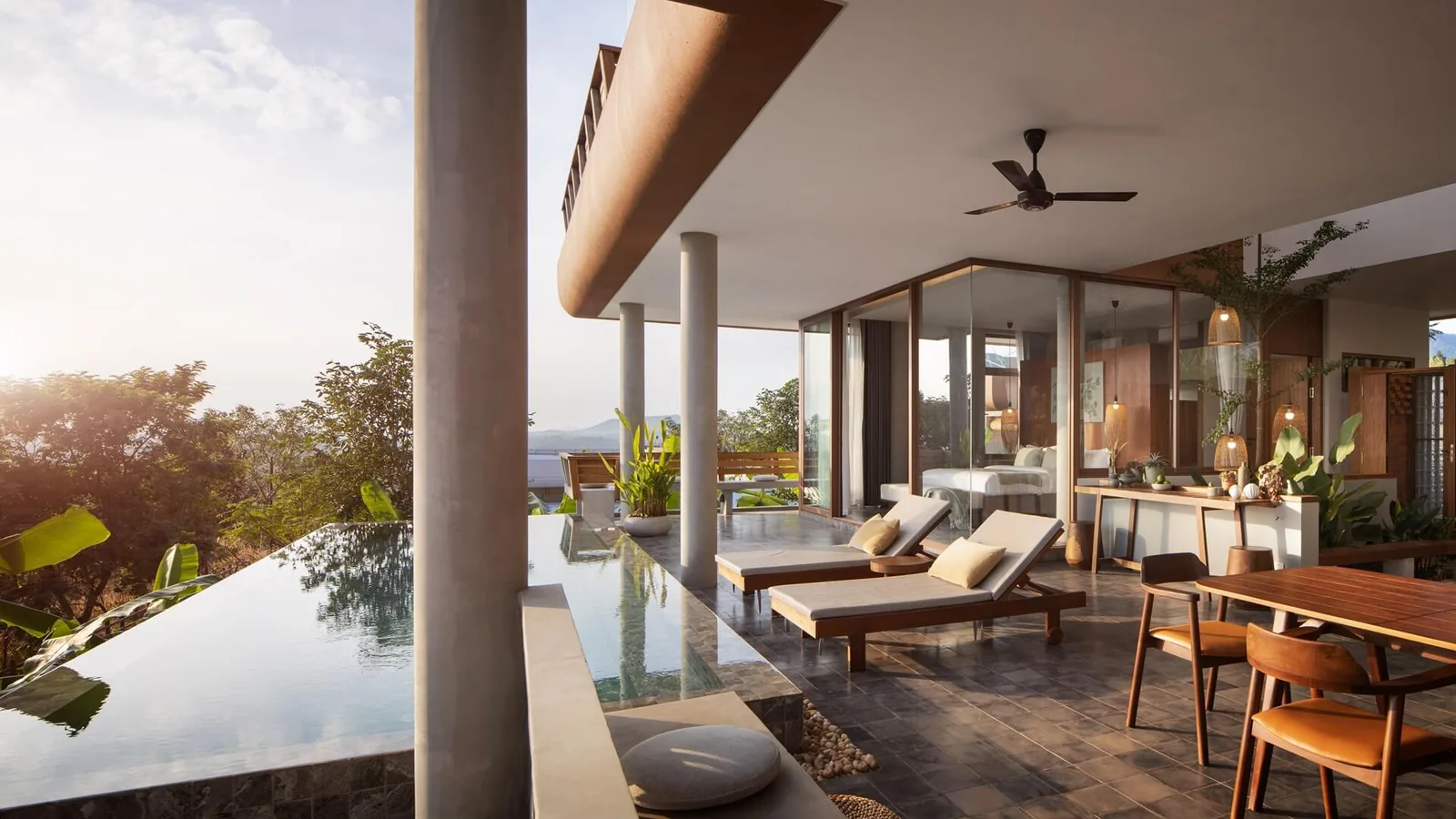 Completed Amaya Kampot villas on a hillside in Kampot Province — 5