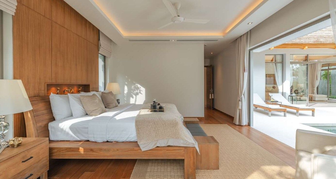 Интерьер спальни в Anchan Indigo I