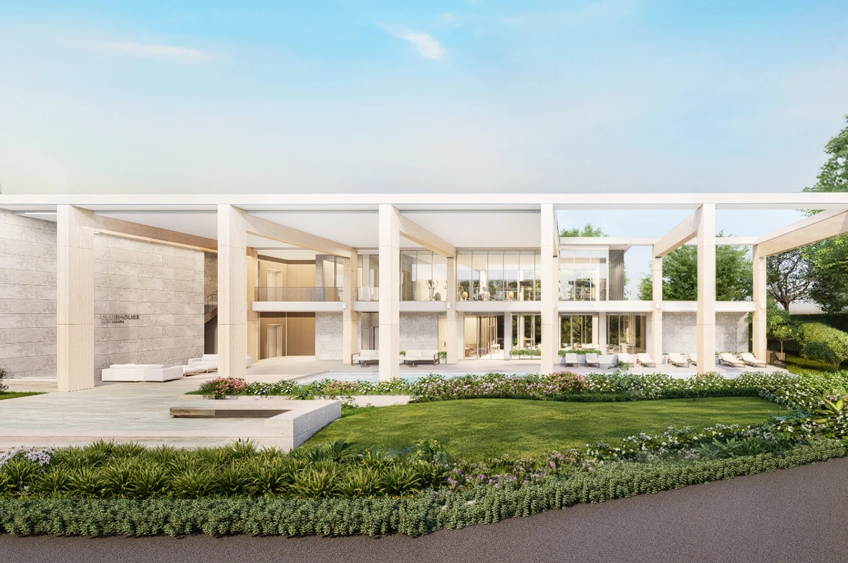Фасад проекта Baan Issara Rama9–Krungthep Kreetha, Бангкок