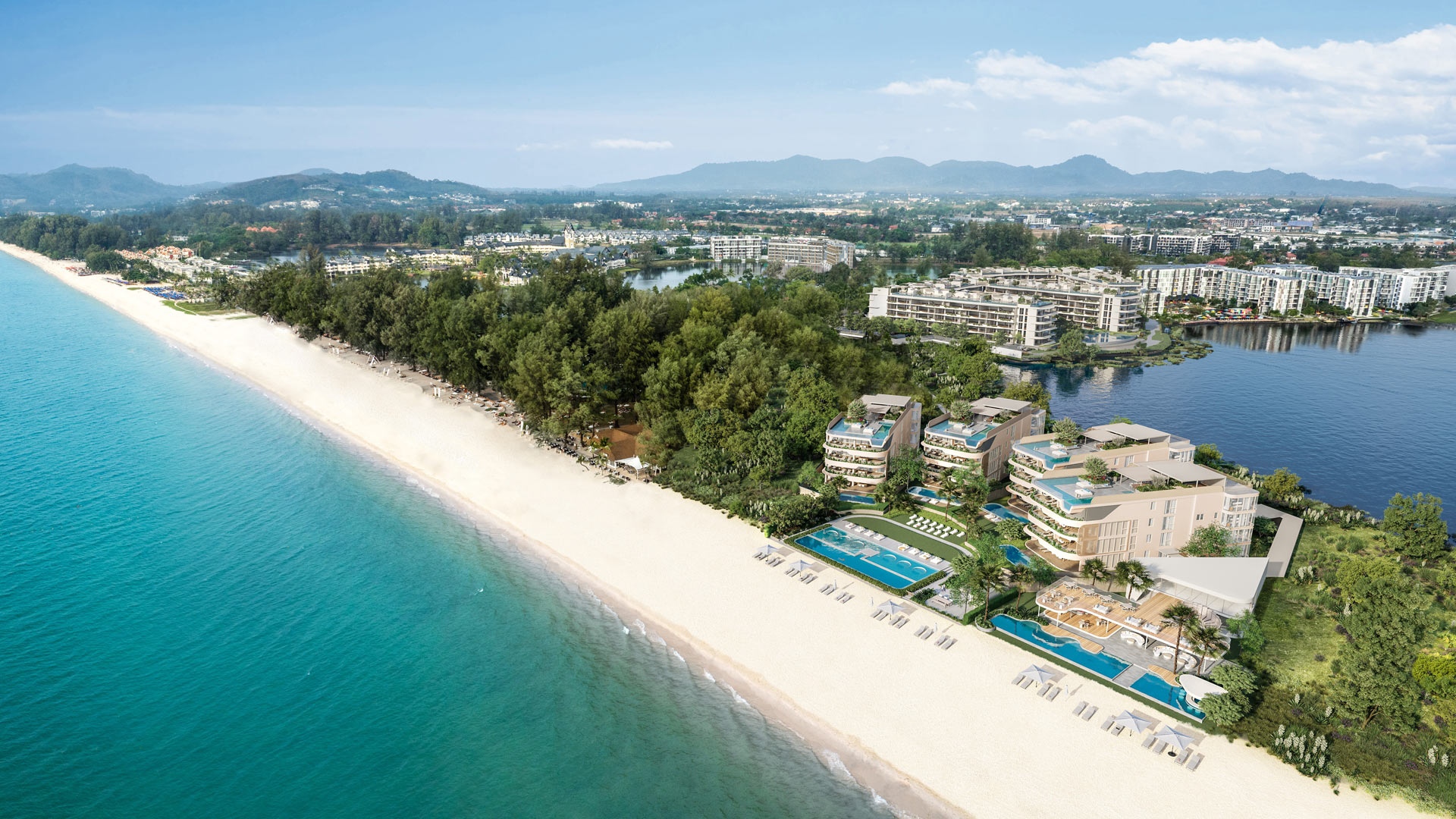 Общий вид проекта Banyan Tree Beach Residences Oceanus, Пхукет