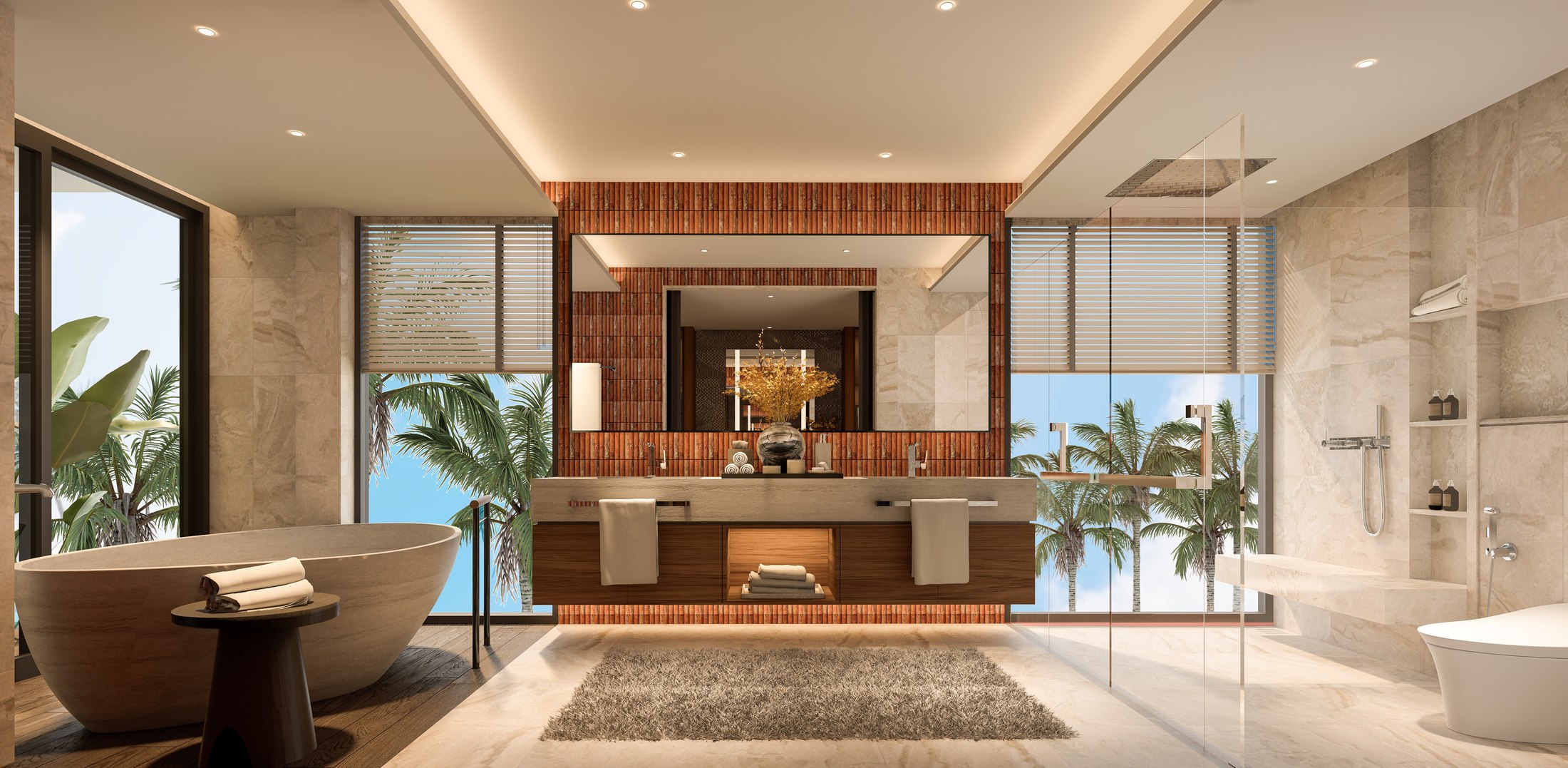 Ванная проекта Banyan Tree Beach Residences Varuna, Пхукет