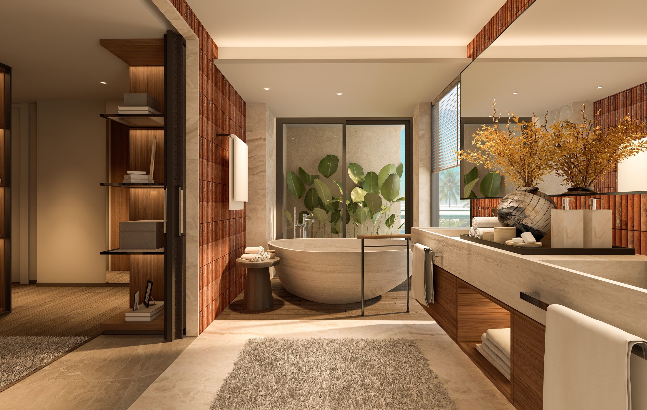 Ванная комната в Banyan Tree Beach Residences Varuna, Пхукет
