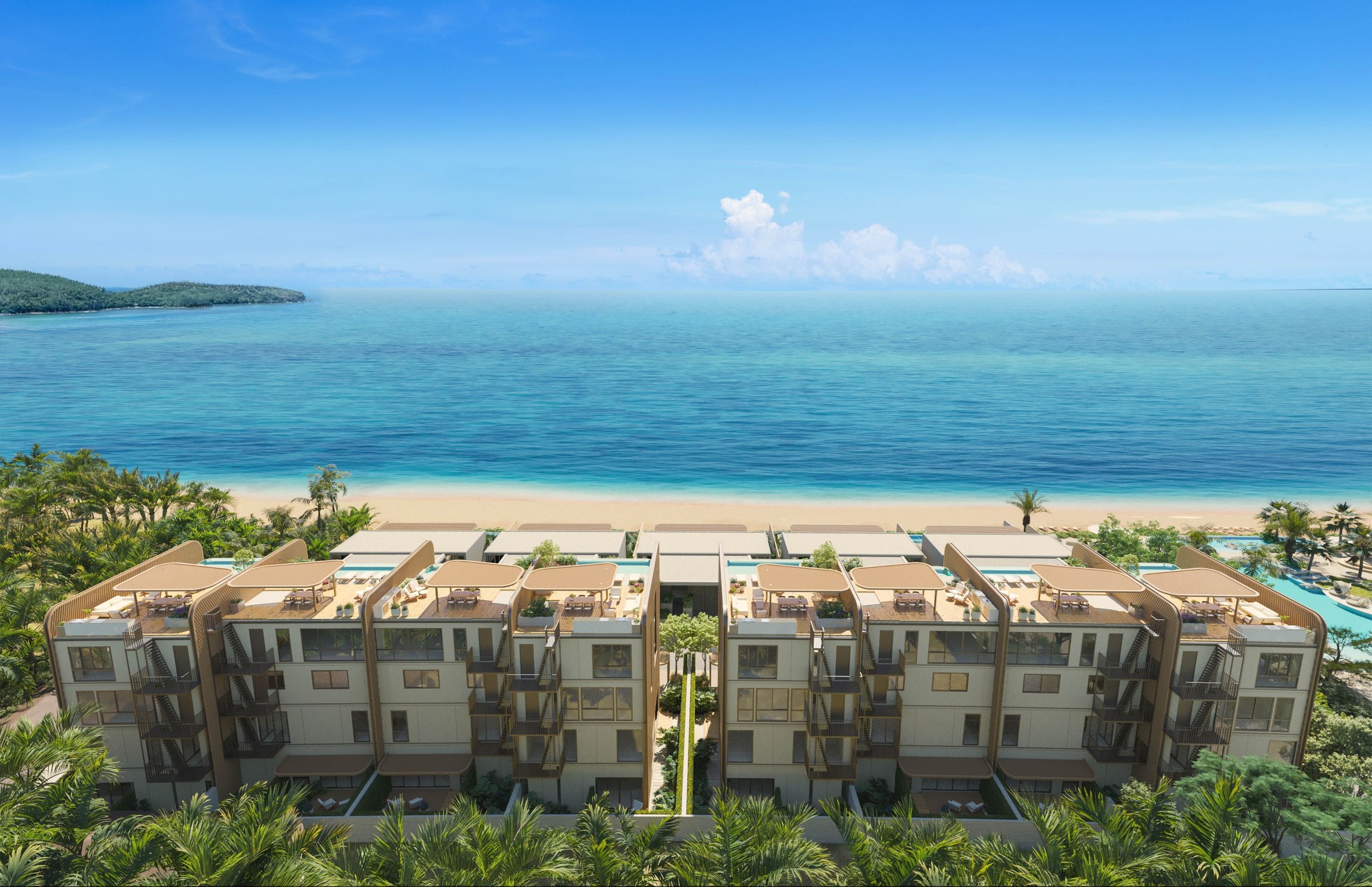 Общий вид проекта Banyan Tree Beach Residences Varuna, Пхукет