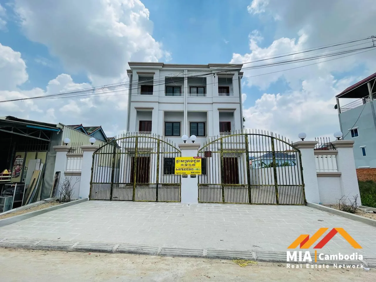 Borey Maha Sen Sok, completed landed housing community in Krang Thnong, Sen Sok, Phnom Penh