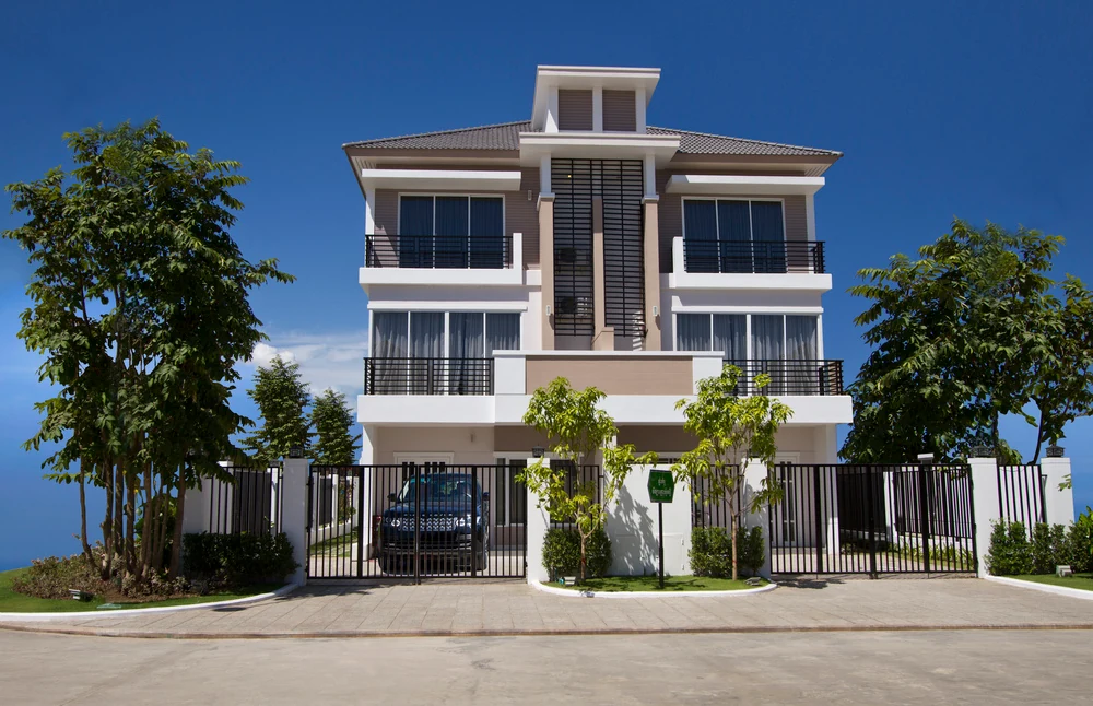 Borey Peng Huoth — The Star Natural, twin-villa exterior on Street 371, Phnom Penh