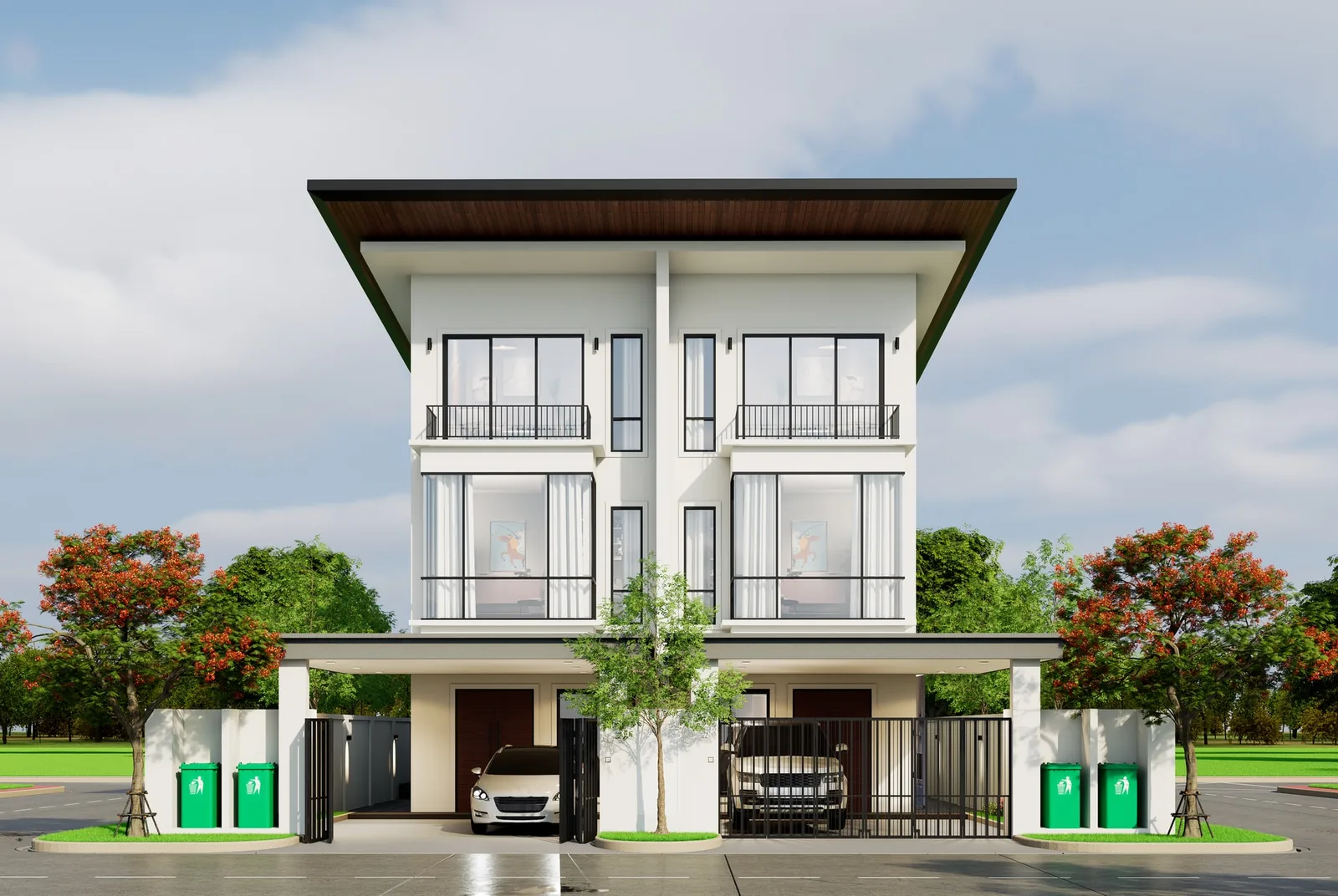 Borey The Flora — The Sentosa twin villa in Bak Khaeng, Phnom Penh — 11