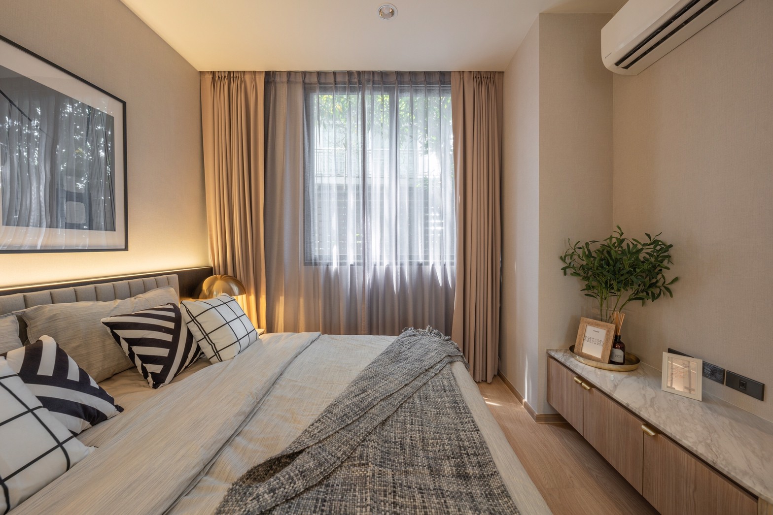 Спальня в CHEWA HEART SUKHUMVIT 62/1, Бангкок