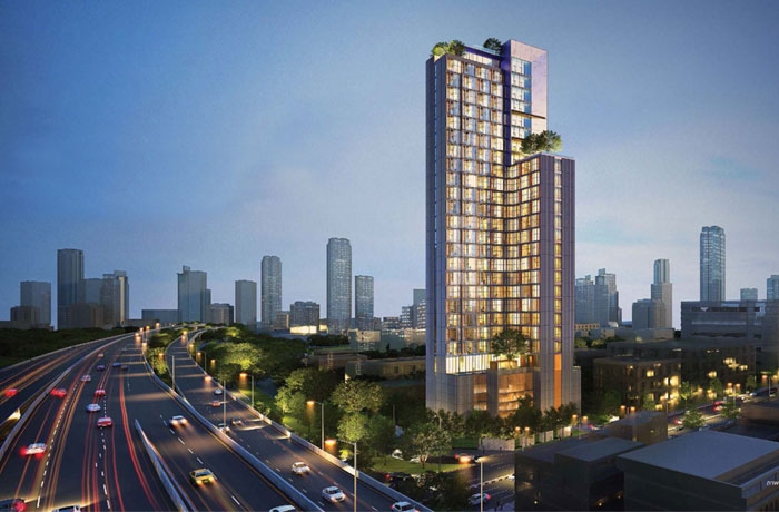 Общий вид проекта Chewathai Residence Asoke, Бангкок