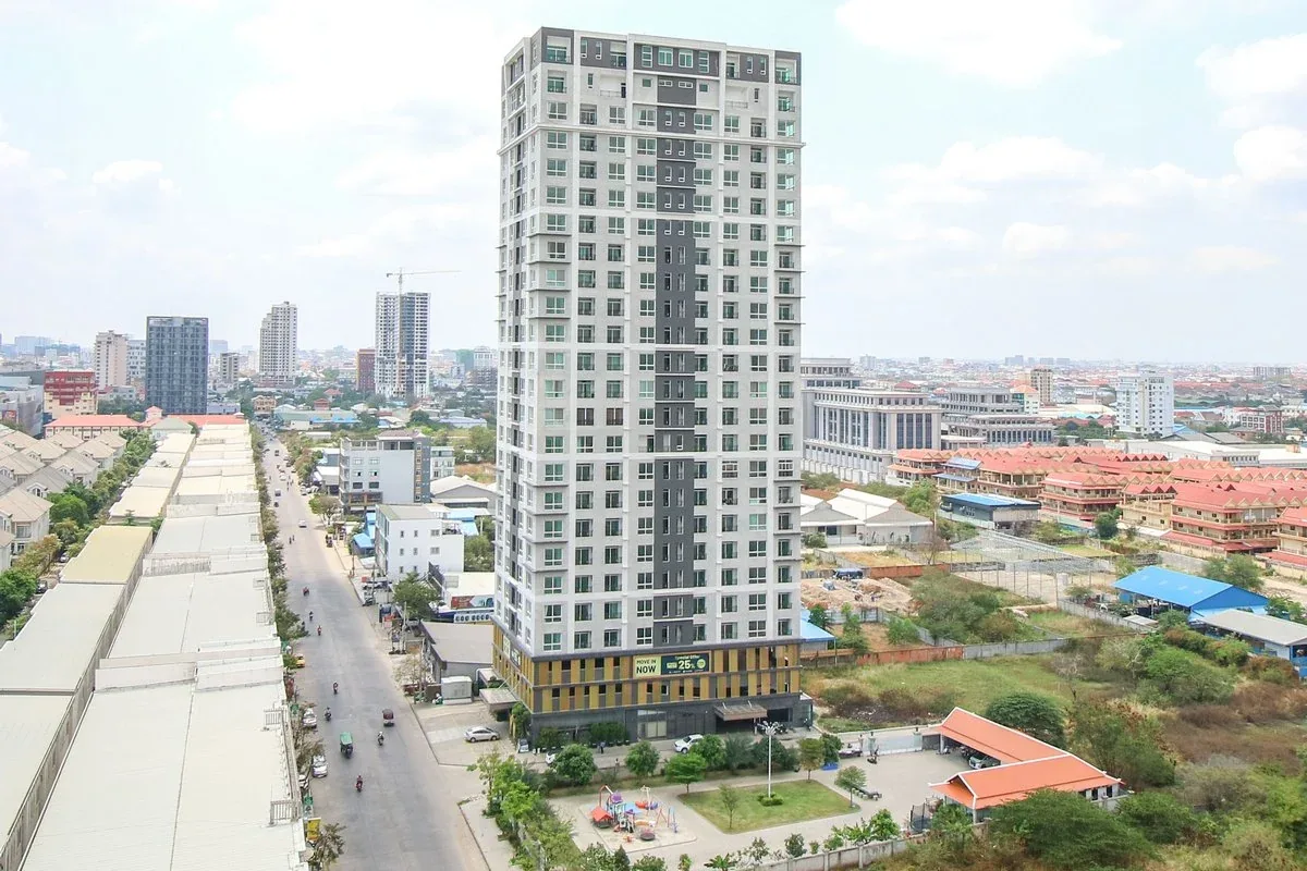 Gold Class Sen Sok Residence, completed tower in Sen Sok, Phnom Penh