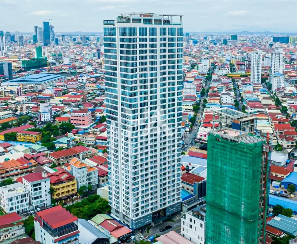 Высотное здание Golden One Residence в районе BKK3, Пномпень