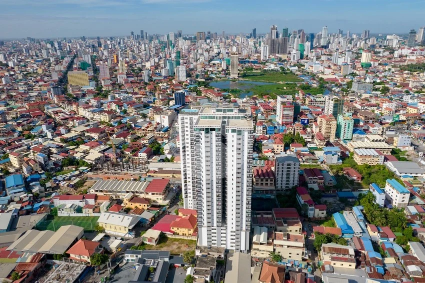L Tower One, completed residential tower in Boeng Tumpun 1, Phnom Penh