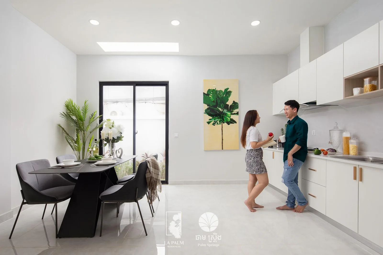 La Palm Residences, completed row-house façade in Dangkao, Phnom Penh — 31