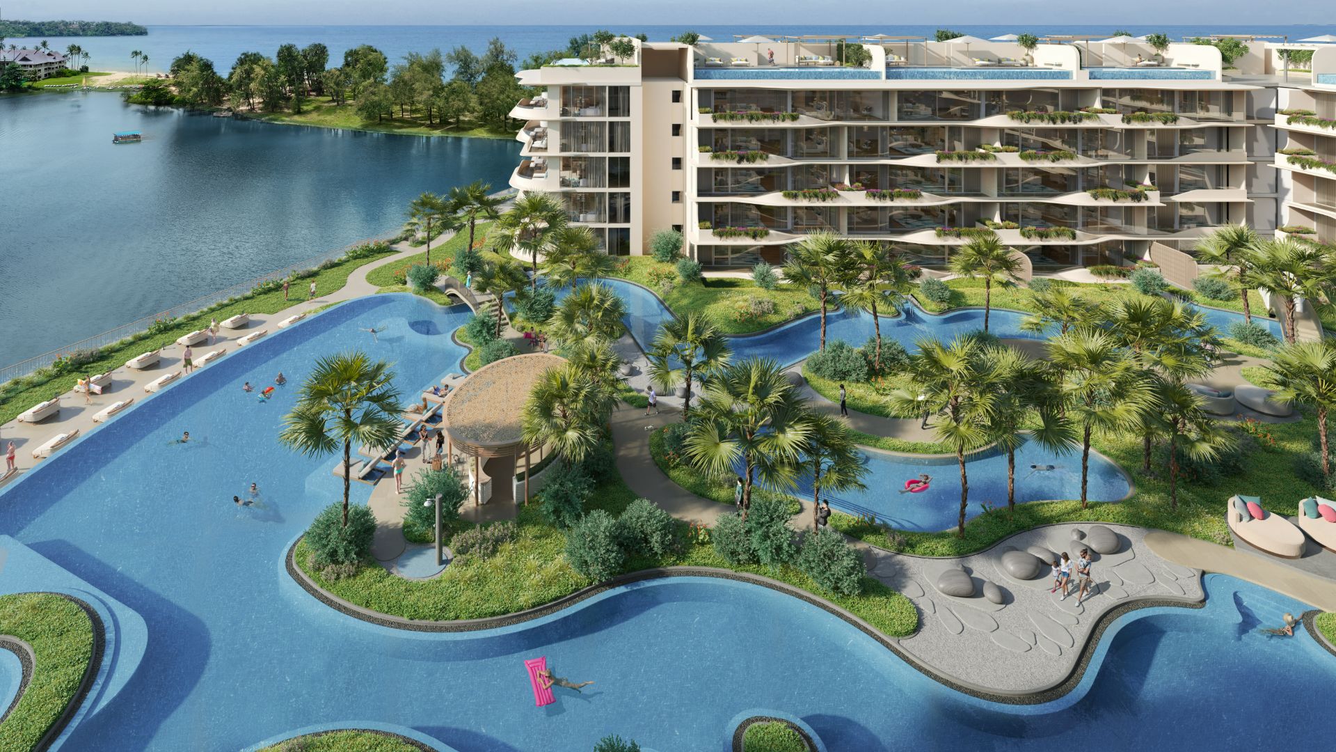 Общий вид проекта Laguna Beach Residences Bayside, Пхукет