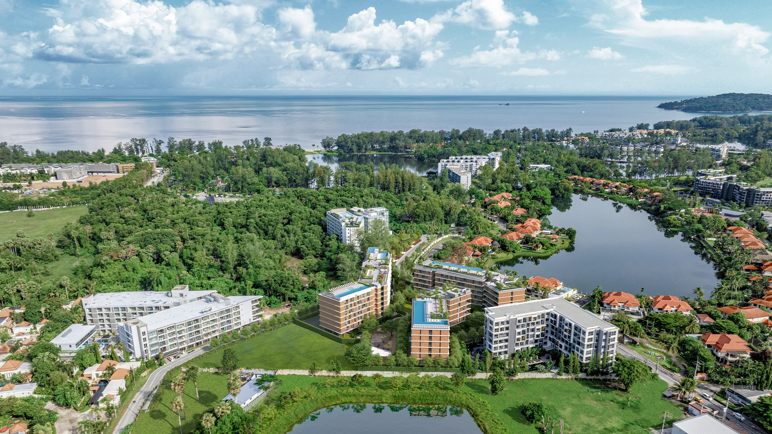 Вид из Laguna Lake Residences Aster, Пхукет