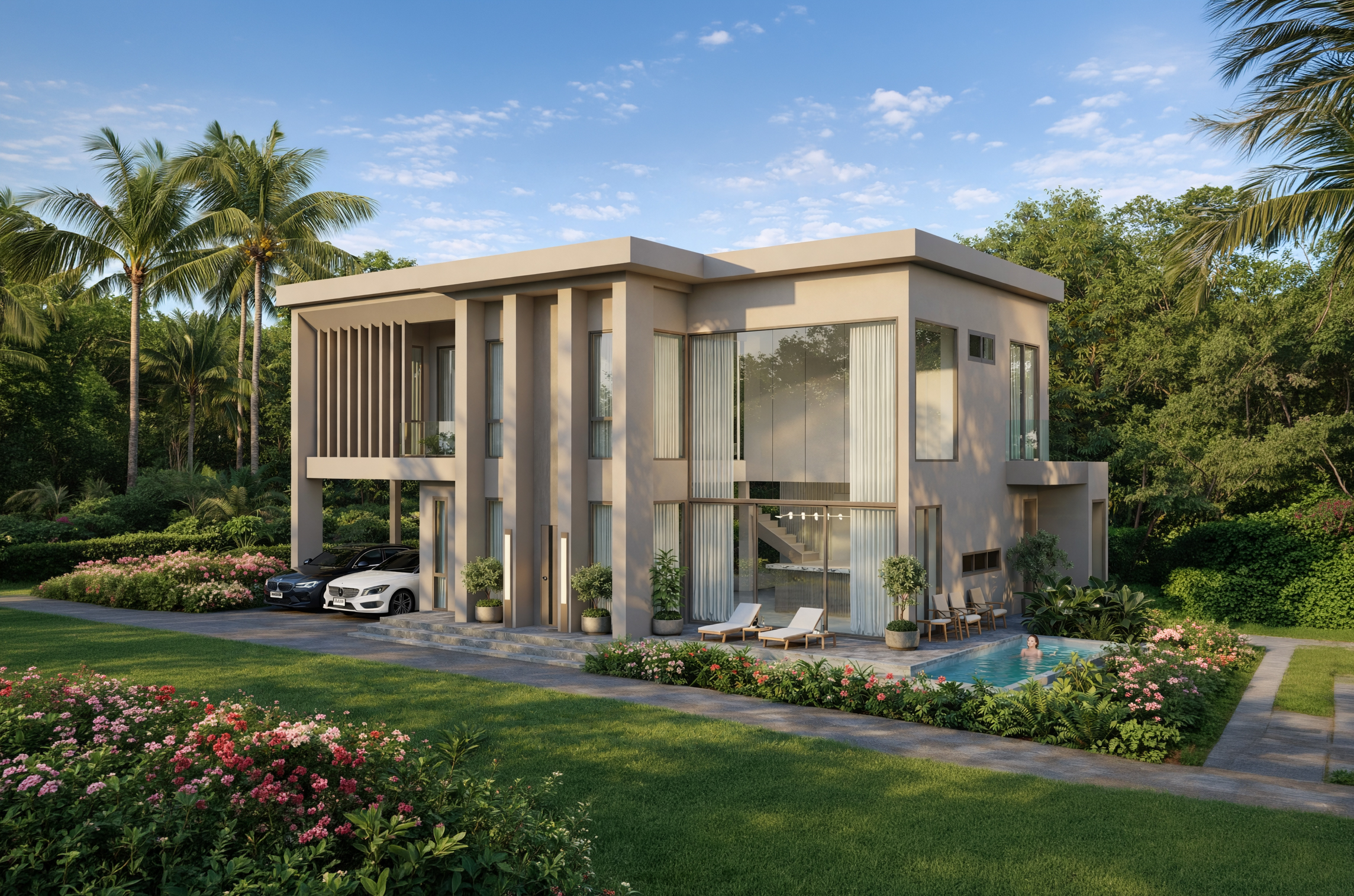 Общий вид проекта Lumina Luxury Pool Villa Pattaya, Паттайя