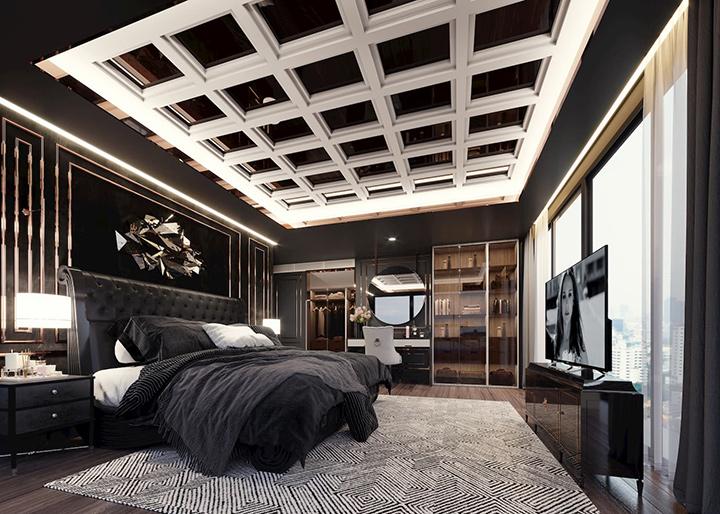 Спальня проекта One Altitude Charoenkrung, Бангкок