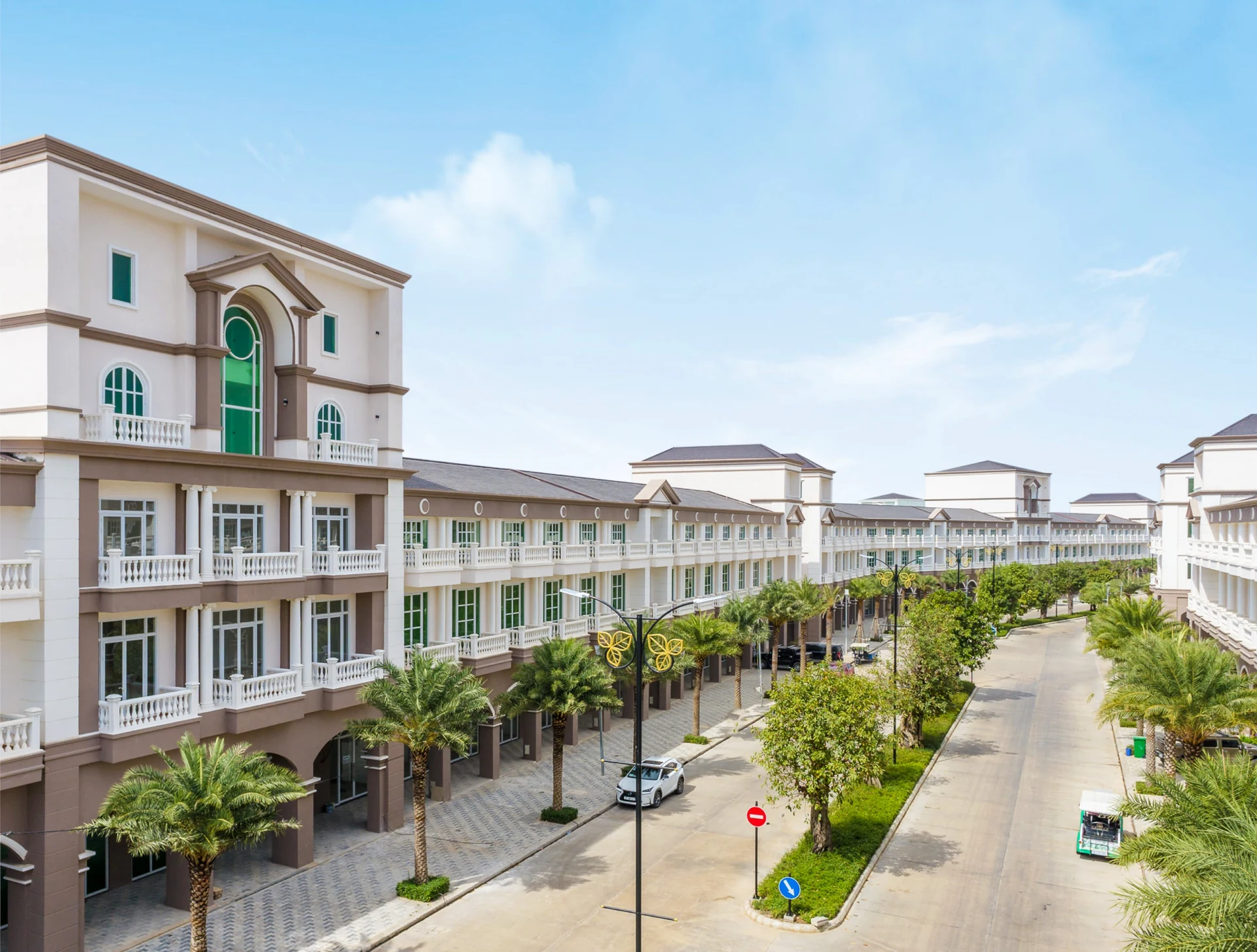 Orkide Villa The Botanic City, a large low-rise Orkidē Development township on National Road 6A in Phnom Penh