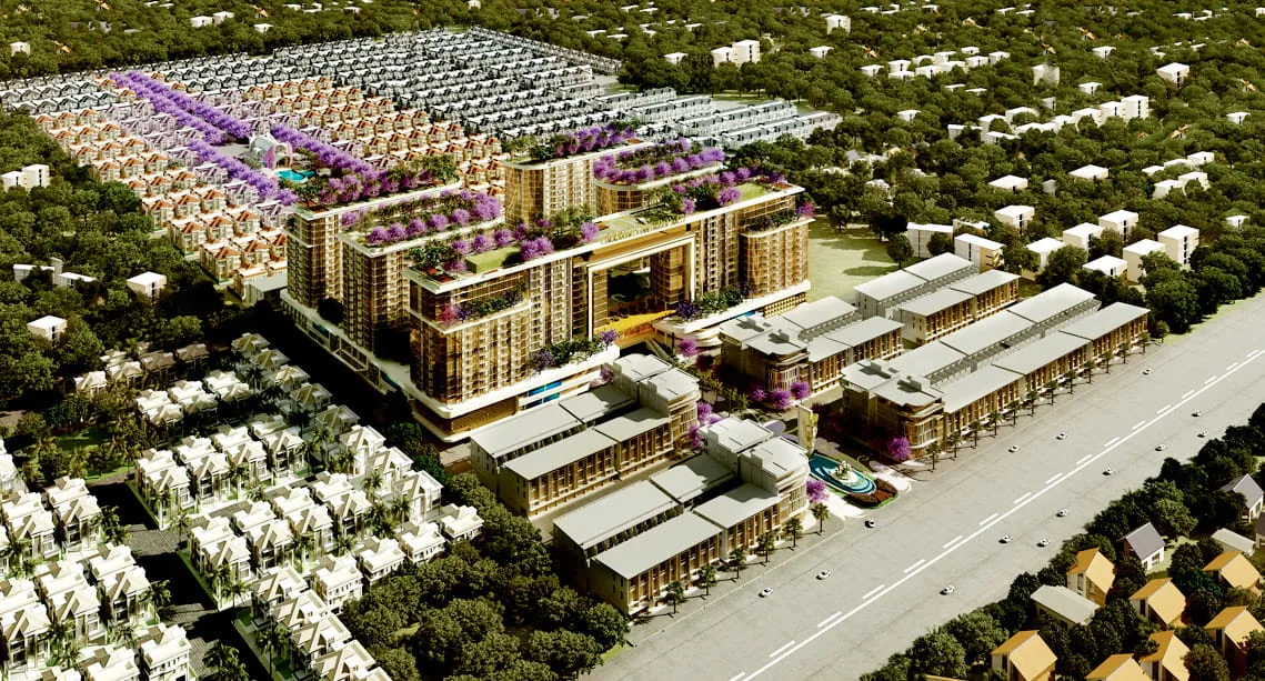 Orkide Villa The Royal, completed borey on Street 2004 in Sen Sok, Phnom Penh