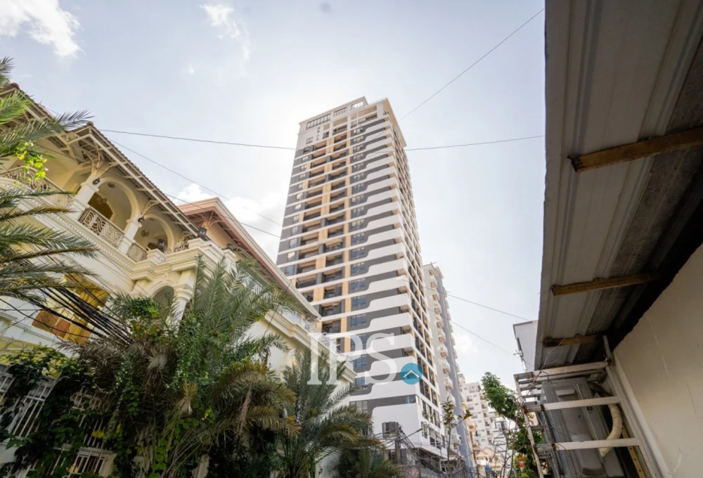 Completed Parc 21 Residence tower on Street 440 in Boeung Trabek, Phnom Penh