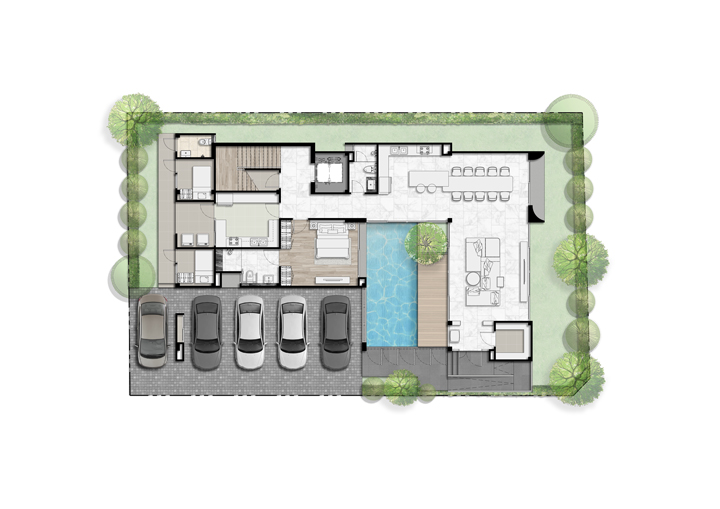 Apartment floor plan at PENTON Ari–Sutthisarn, Bangkok