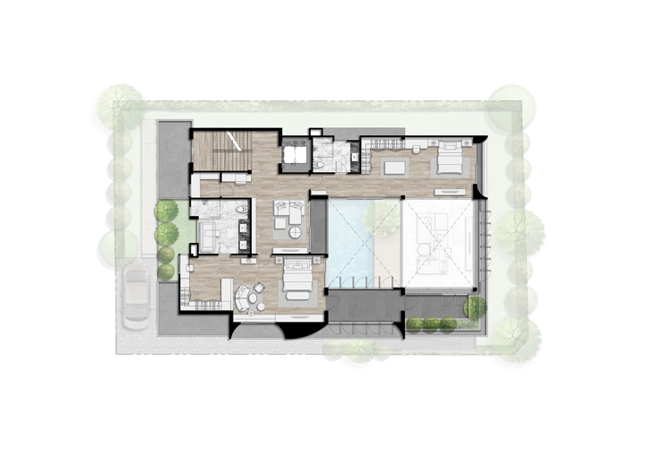 Unit layout plan for PENTON Ari–Sutthisarn