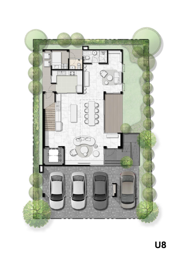 Apartment floor plan at PENTON Ari–Sutthisarn, Bangkok