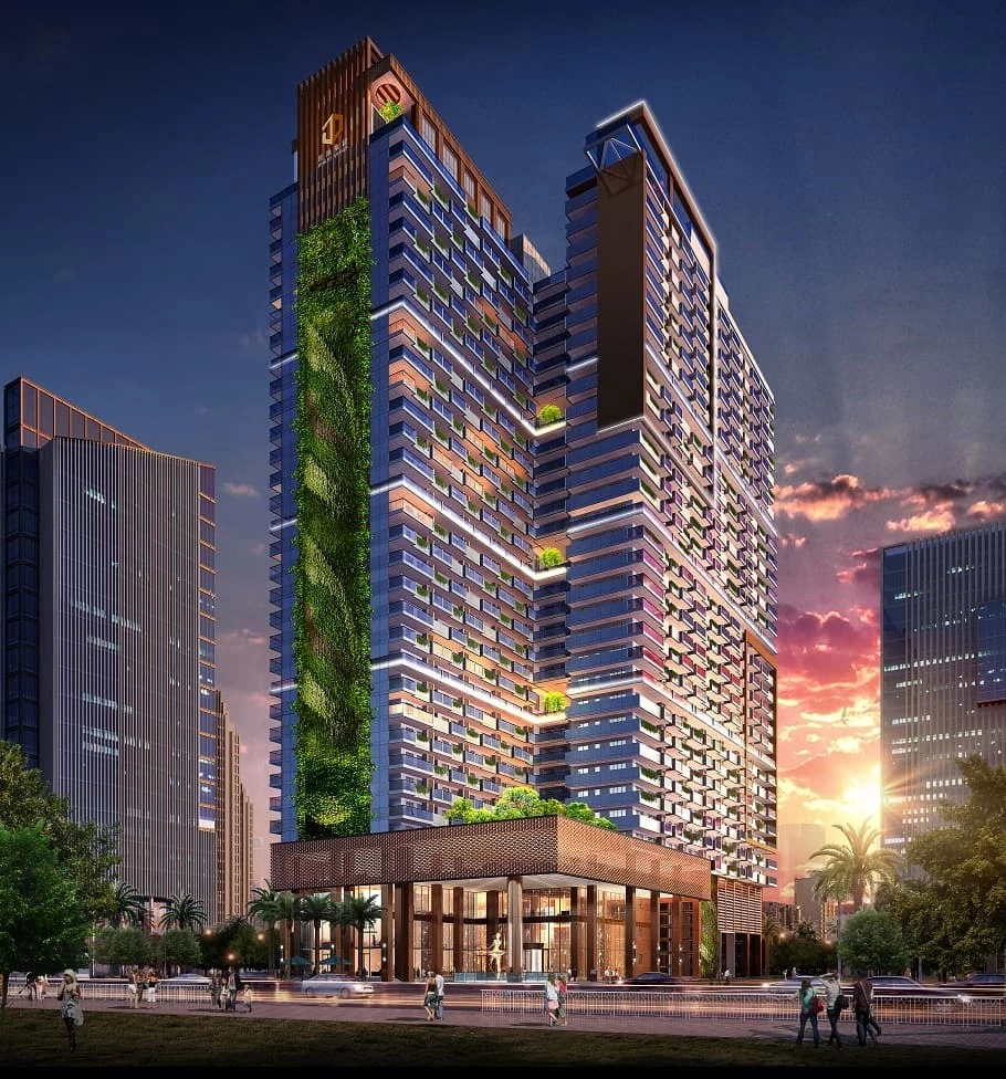 Phnom Penh Galaxy Garden residential tower in Sen Sok, Phnom Penh