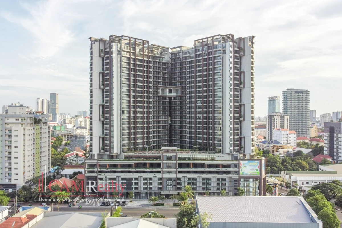 Completed Royal Platinum Condominium development in Toul Kork, Phnom Penh