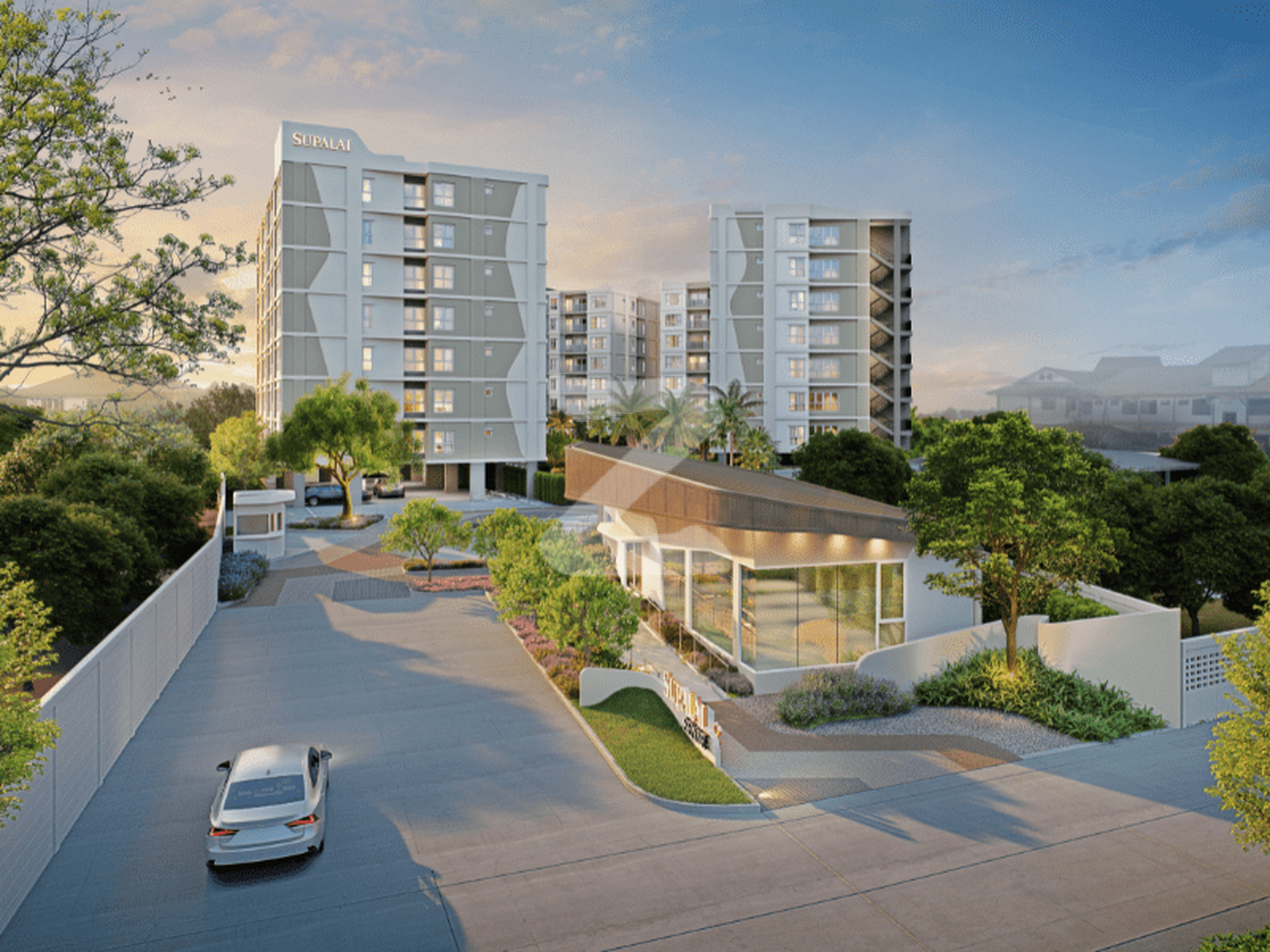 Общий вид проекта Supalai Sense Pattaya, Паттайя