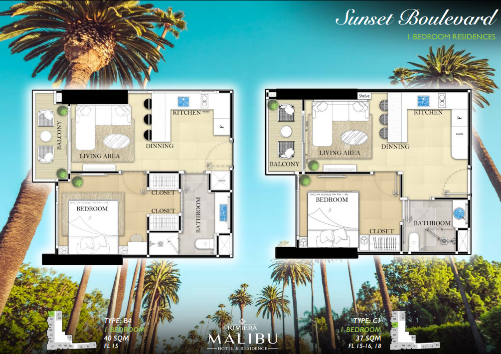 The Riviera Malibu Residences, Pattaya — 56