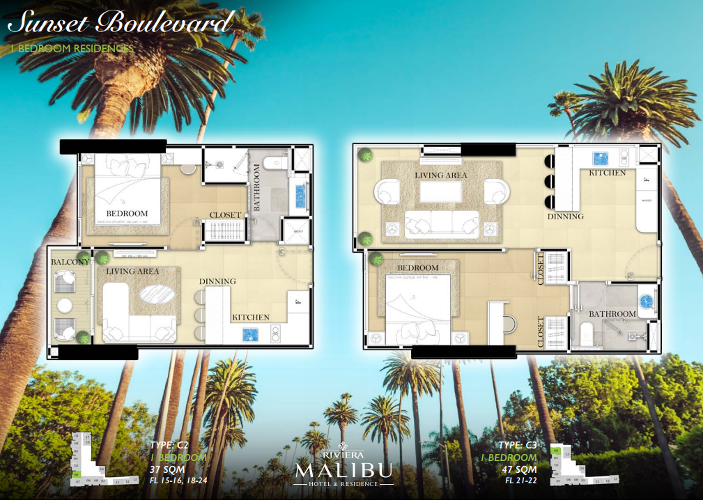 The Riviera Malibu Residences, Pattaya — 57