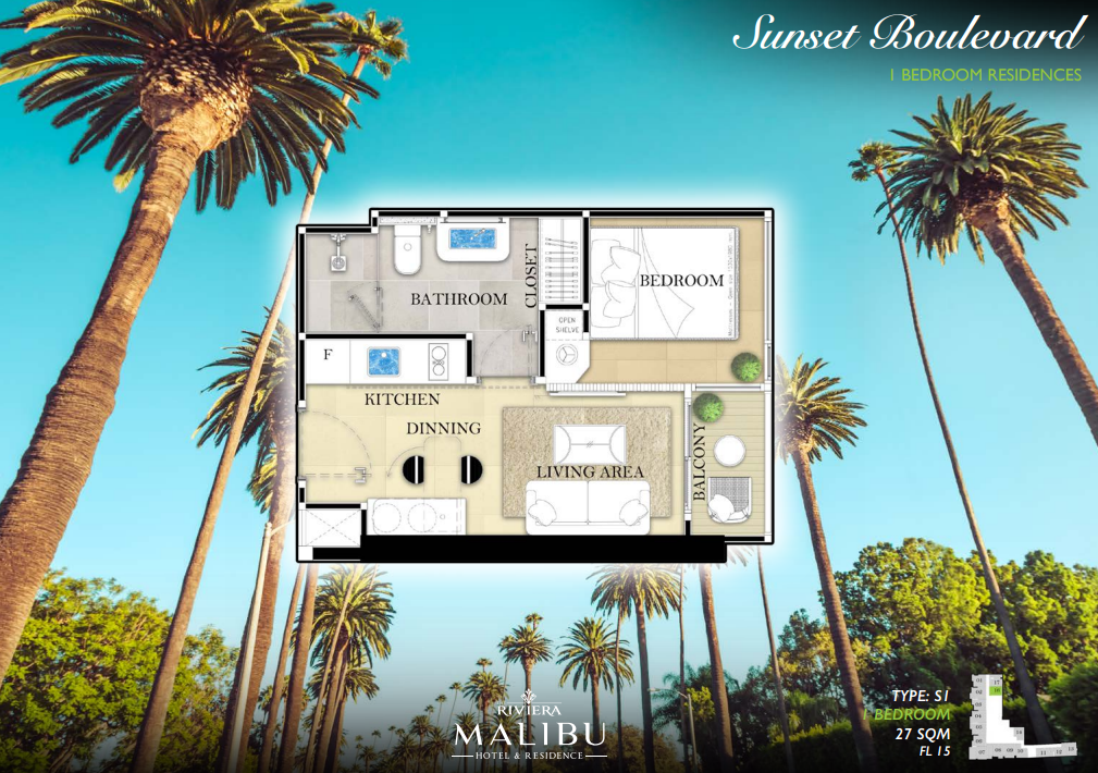 The Riviera Malibu Residences, Pattaya — 58