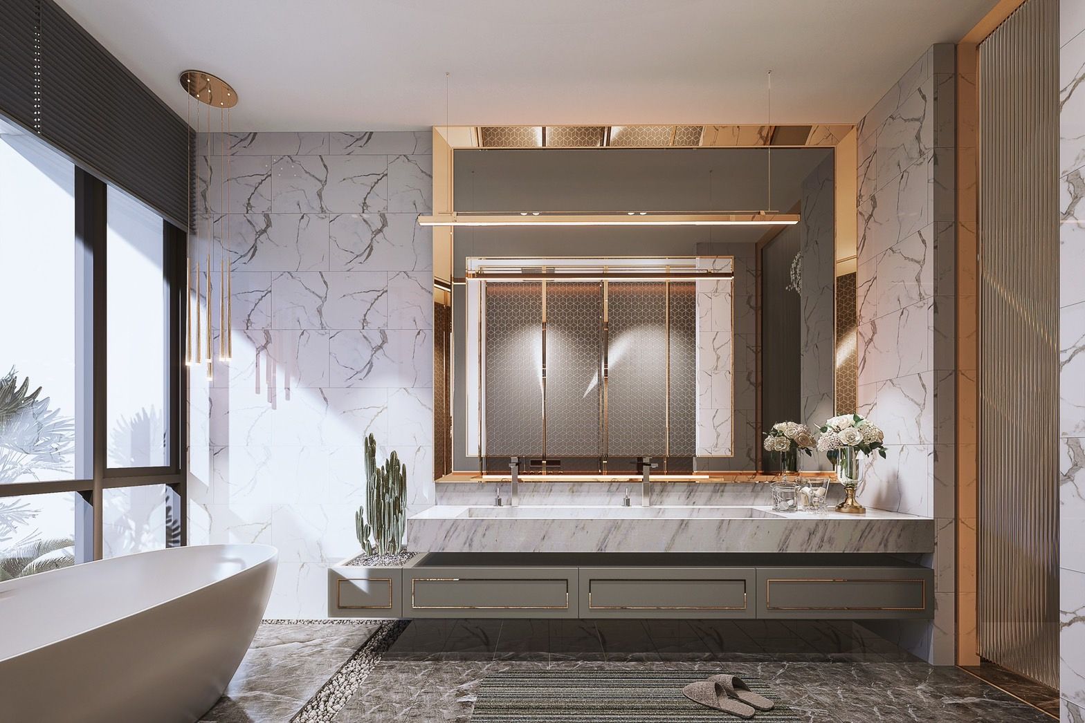 Bathroom at The Scenevanar, Pattaya