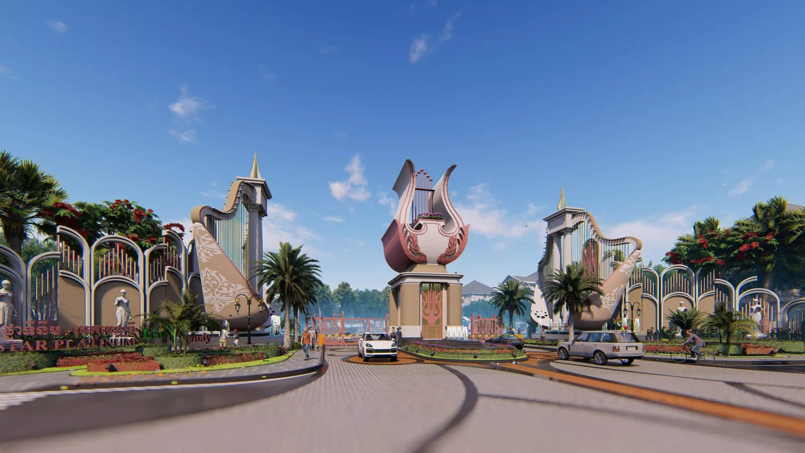 The Star Platinum Eco Melody completed villas by Borey Peng Huoth in Chbar Ampov, Phnom Penh — 9