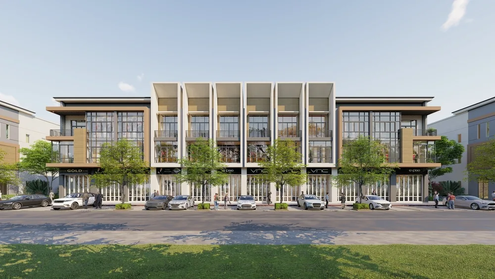 Completed shophouses at The Star Platinum Polaris II by Borey Peng Huoth, Chbar Ampov, Phnom Penh — 4