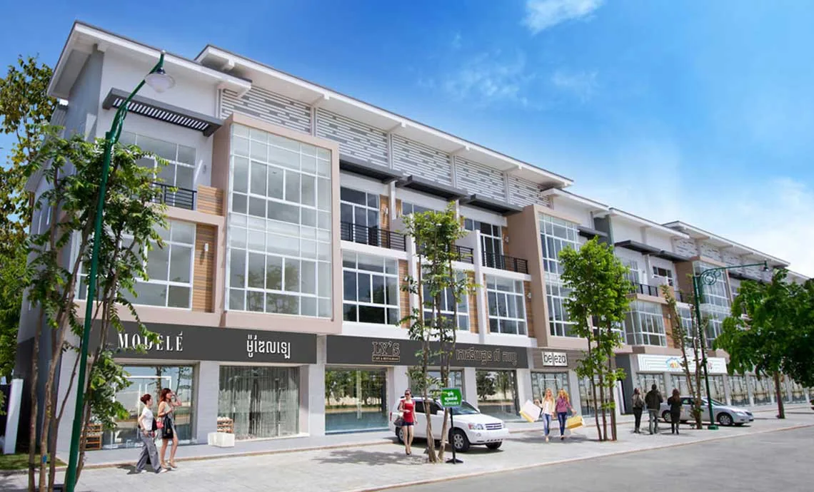 Completed shophouses at The Star Platinum Polaris II by Borey Peng Huoth, Chbar Ampov, Phnom Penh — 10