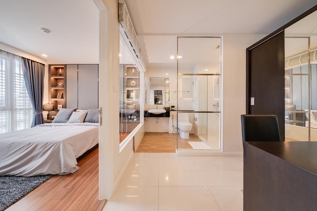 Apartment interior at The Surawong, Bangkok