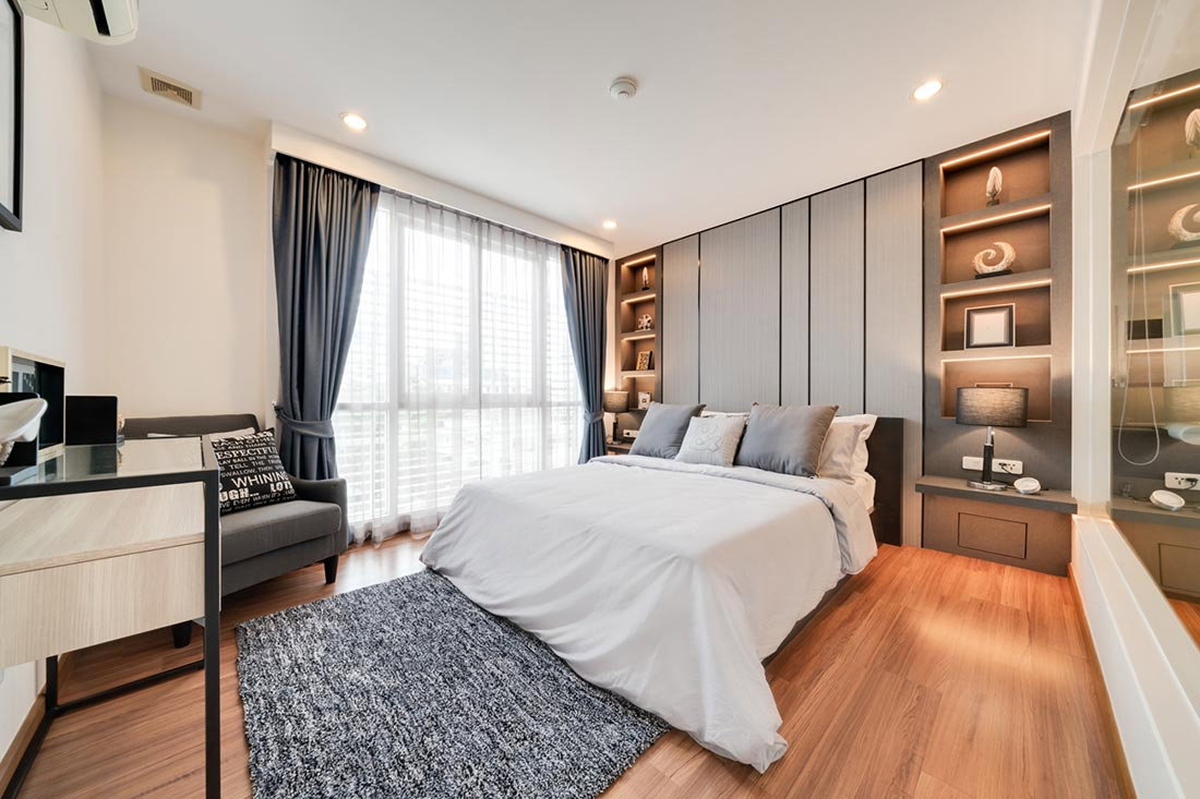 Bedroom in The Surawong, Bangkok