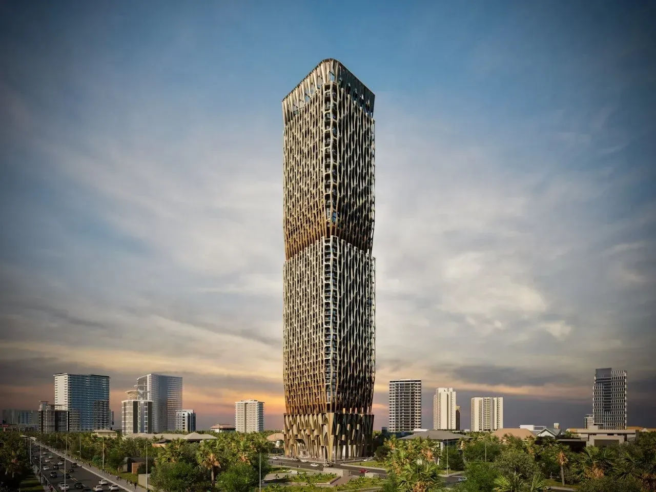 Time Square 7 residential tower in Toul Kork, Phnom Penh