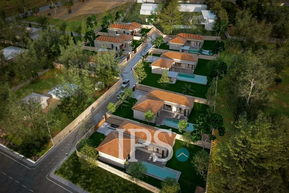 Tranquility Villas, single-storey pool villas in Sambuor, Siem Reap