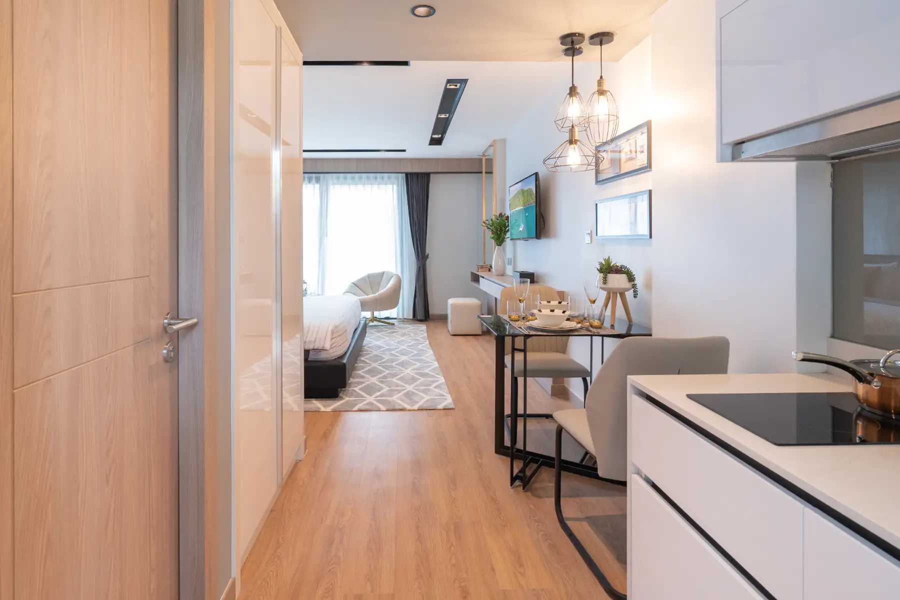 Apartment interior at WeKaron, Phuket