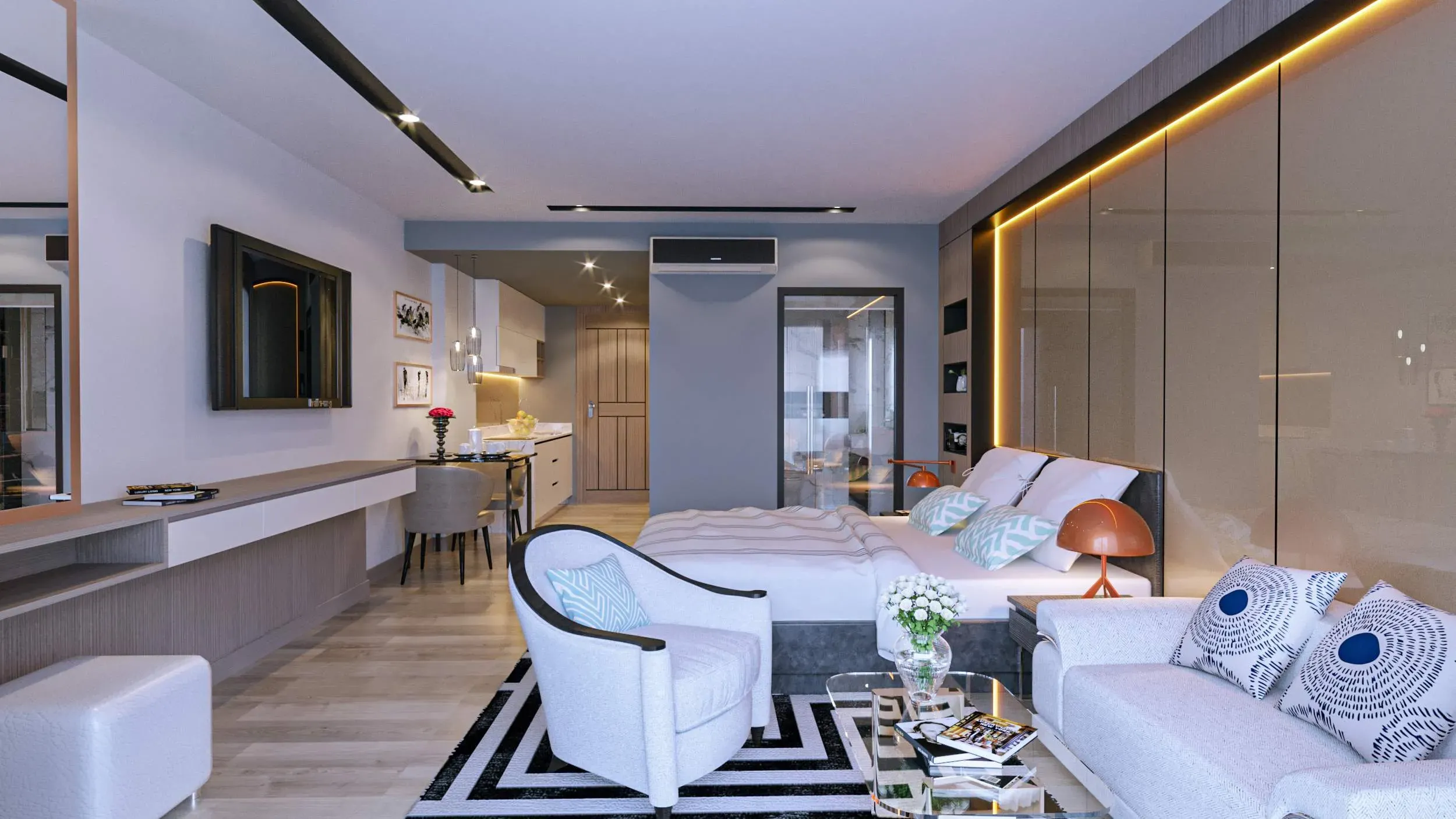 Residential interior at WeKaron, Phuket