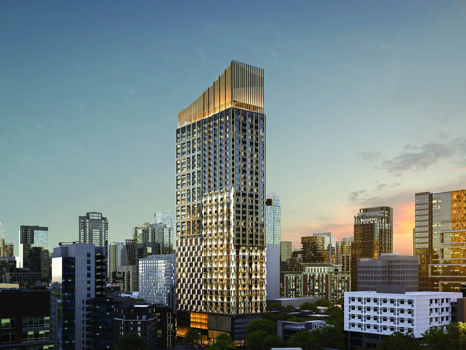 Time Square 9 — The Gatsby Residence, BKK1 Пномпень (рендер застройщика)